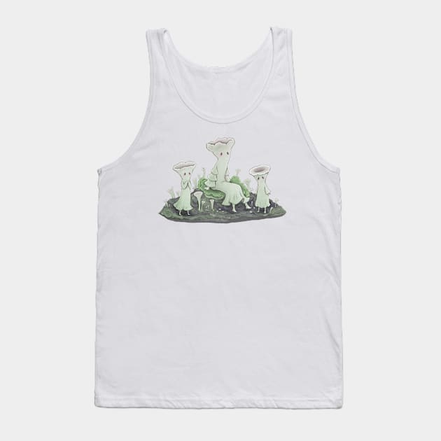 Pixie Cup Lichen Tank Top by fairydropart